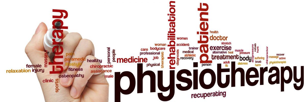Physiotherapy word cloud concept